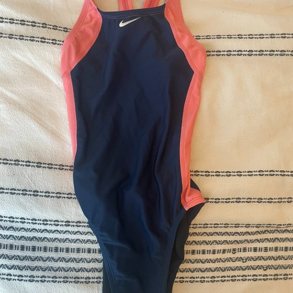 Nike dark blue and pink swimwear 30/WMS4